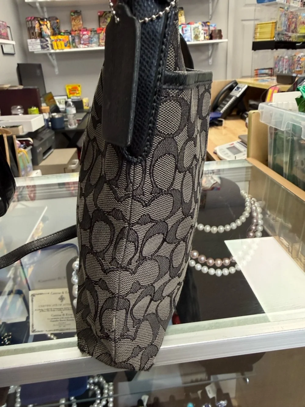 Coach crossbody featuring